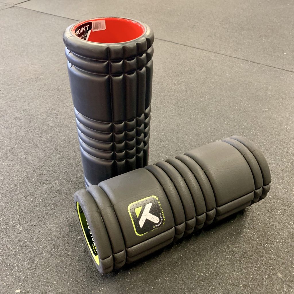 Two Trigger Point foam rollers
