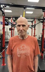 Head and shoulders shot of 90-year old Jack